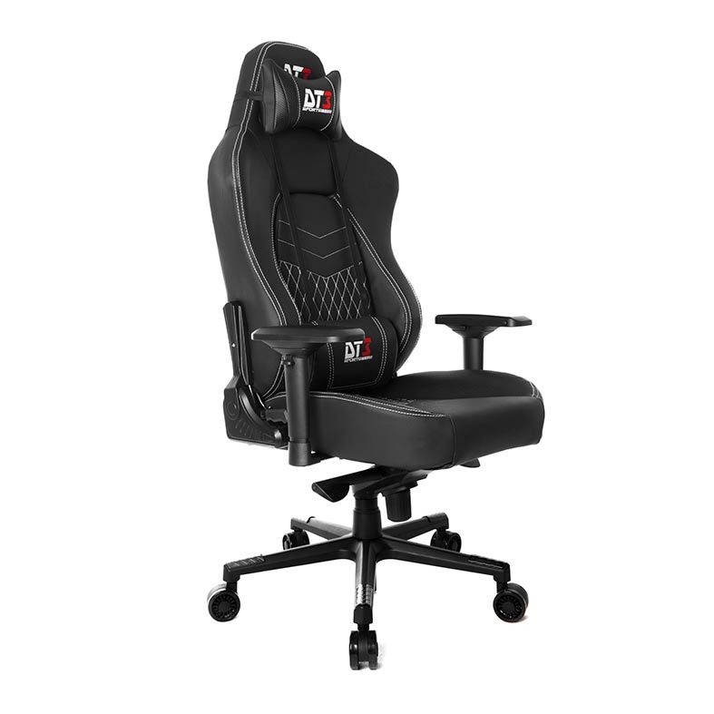 Cadeira Gamer DT3 Prime EVO Preta/Costura Branca, 10676-0