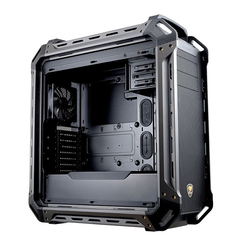 Gabinete Gamer Cougar Panzer MAX, Full-Tower, Lateral de Acrilico, Com 3 Fans, Preto, 106AMK0001-02