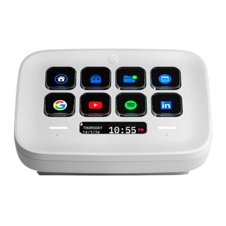 Stream Deck Neo Elgato, 8 Teclas, Branco, 10GBJ9901