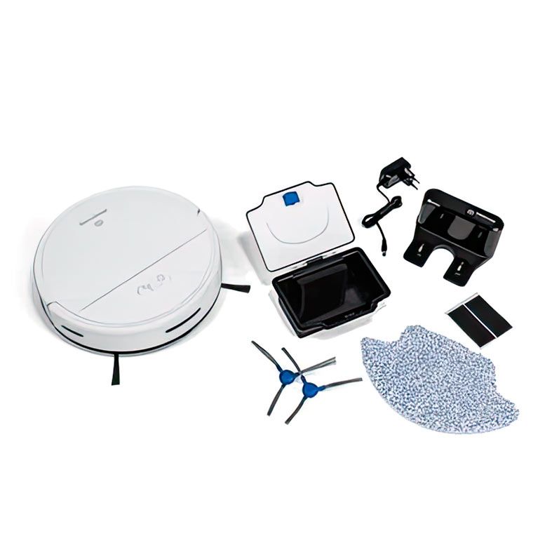 Smart Robo Aspirador de Po Positivo PRA100, Wi-fi, 3 em 1, Branco, 11177789