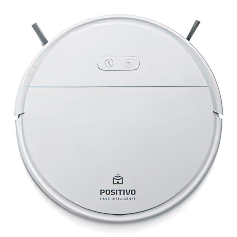 Smart Robo Aspirador de Po Positivo PRA100, Wi-fi, 3 em 1, Branco, 11177789