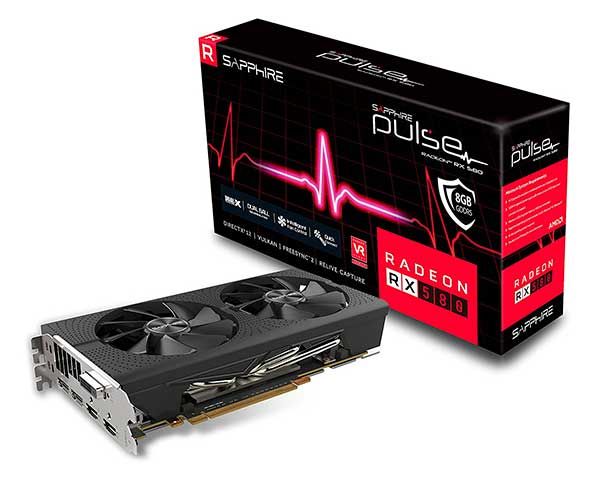 Placa de Video Sapphire Radeon RX 580 8GB GDDR5 Pulse 256-bit, 11265-05-20G