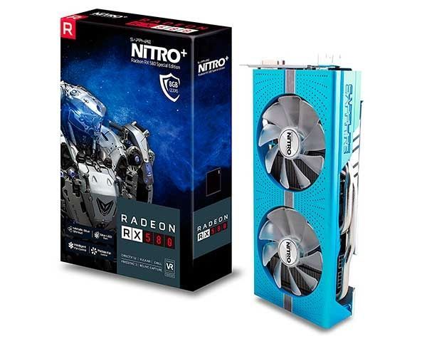 Placa de Video SAPPHIRE Nitro+ Radeon RX 580 8GB 256Bits GDDR5