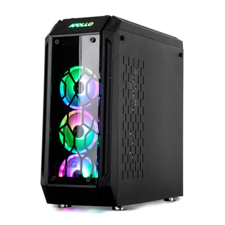 Gabinete Gamer DT3 Sports Apollo SYNC RGB c/ 3xFans e Fita Led, Vidro Temp, 11482-6