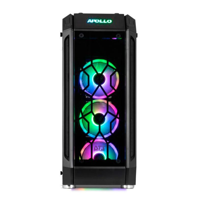 Gabinete Gamer DT3 Sports Apollo SYNC RGB c/ 3xFans e Fita Led, Vidro Temp, 11482-6