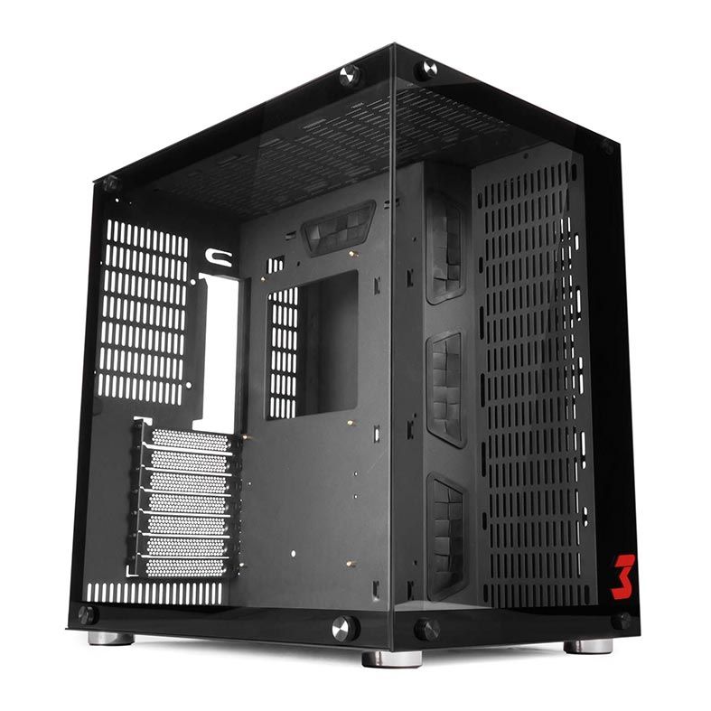 Gabinete Gamer DT3 Sports Hyperspace Lateral/Frontal Vidro Temp Preto, 11862-8