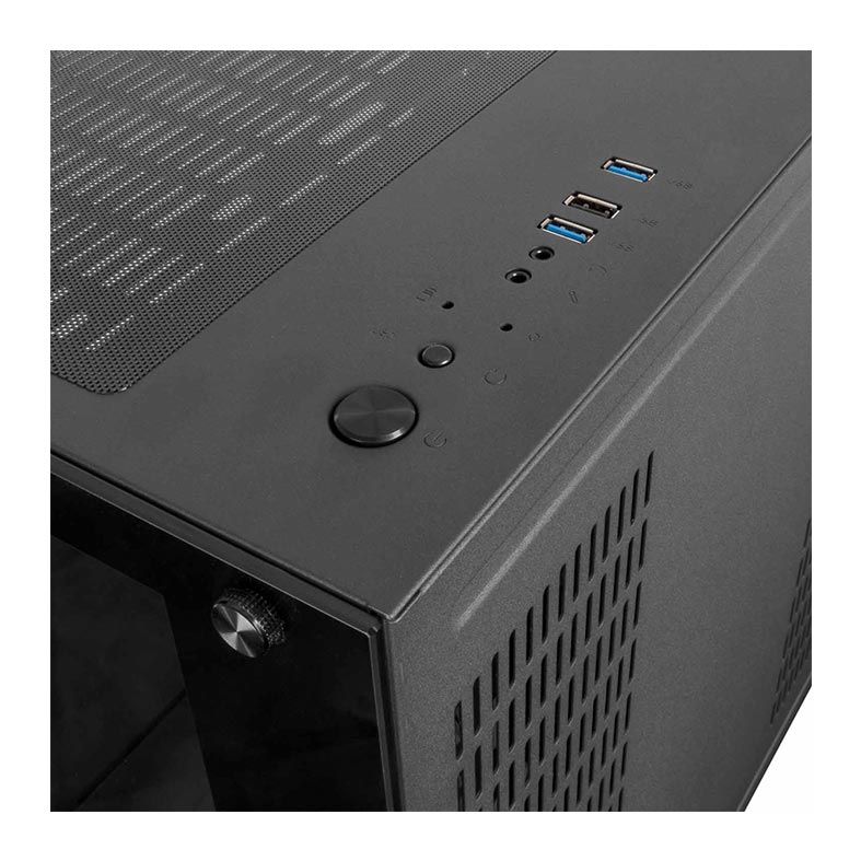 Gabinete Gamer DT3 Sports Hyperspace Lateral/Frontal Vidro Temp Preto, 11862-8