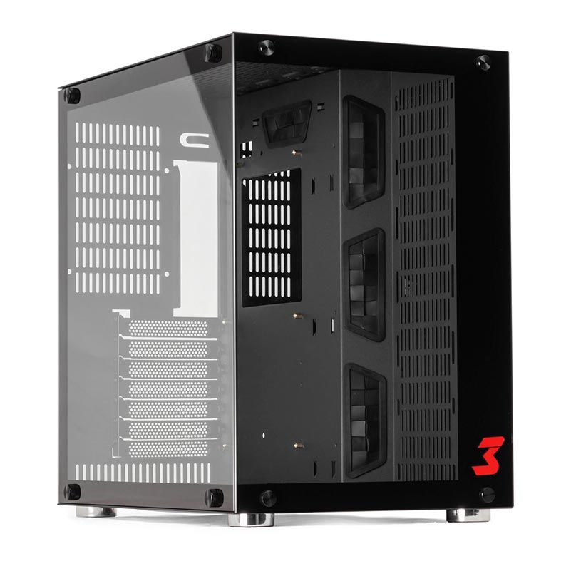 Gabinete Gamer DT3 Sports Hyperspace Lateral/Frontal Vidro Temp Preto, 11862-8