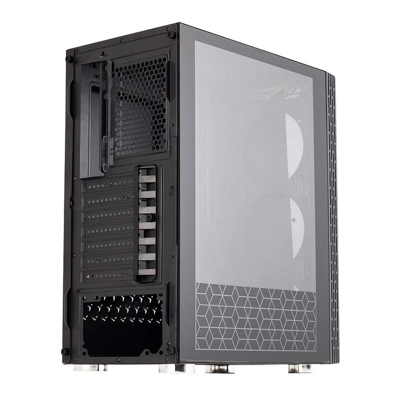 Gabinete DT3 Sports Kronos Lateral Vidro Preto ARGB, 12113-8