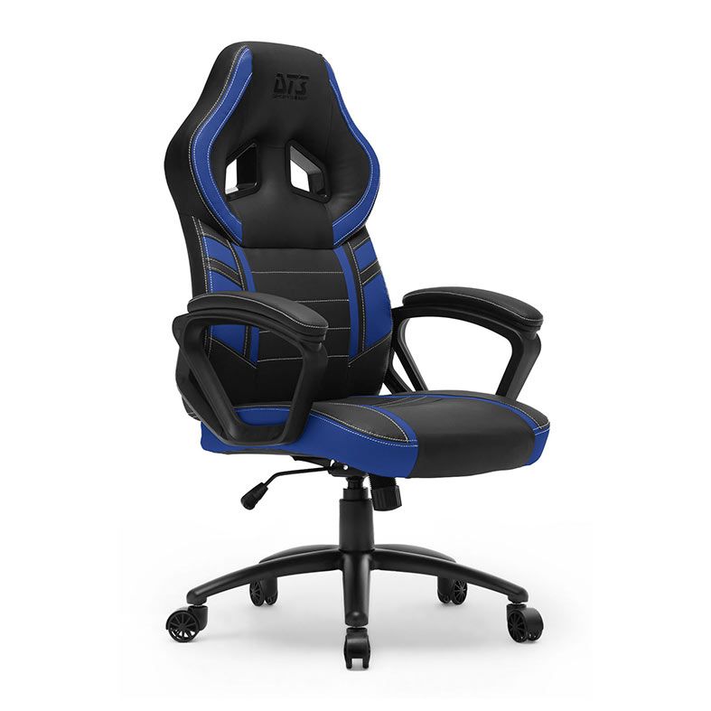 Cadeira Gamer DT3 GTS V2, Preta e Azul, 12480-5