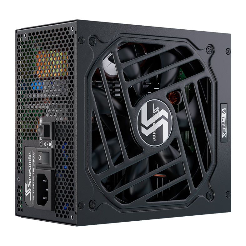 Fonte Seasonic Vertex PX-750, ATX 3.0, PCIe 5.0, Full-Modular, 750W, 80 Plus Platinum, Preta, 12751PXAFS