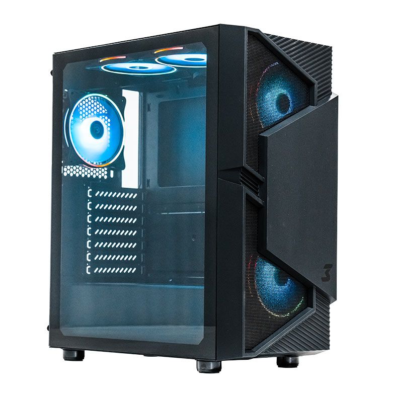 Gabinete Gamer DT3 MAD, Mid-Tower, Lateral de Vidro, Preto, 12999-0