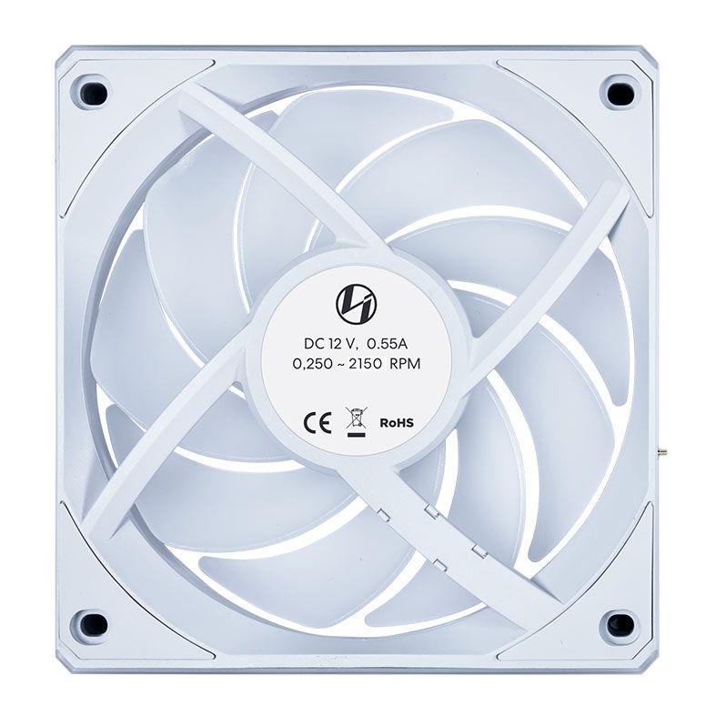 Kit Ventoinhas Lian Li Uni Fan CL, ARGB, Wireless, 3x120mm, Branco, 12CL1W3W