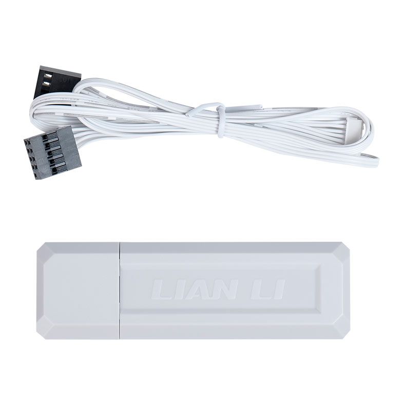 Kit Ventoinhas Lian Li Uni Fan CL, ARGB, Wireless, 3x120mm, Reverse Blade, Branco, 12RCL1W3W