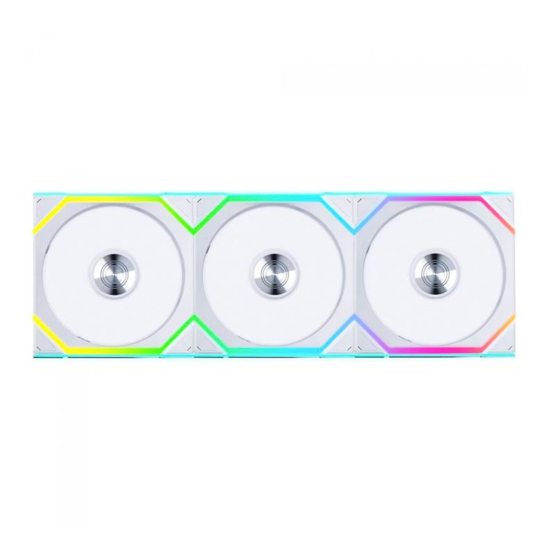Kit Ventoinhas Lian Li Uni Fan SL Wireless, ARGB, 3x120mm, Branco, 12SL1W3W