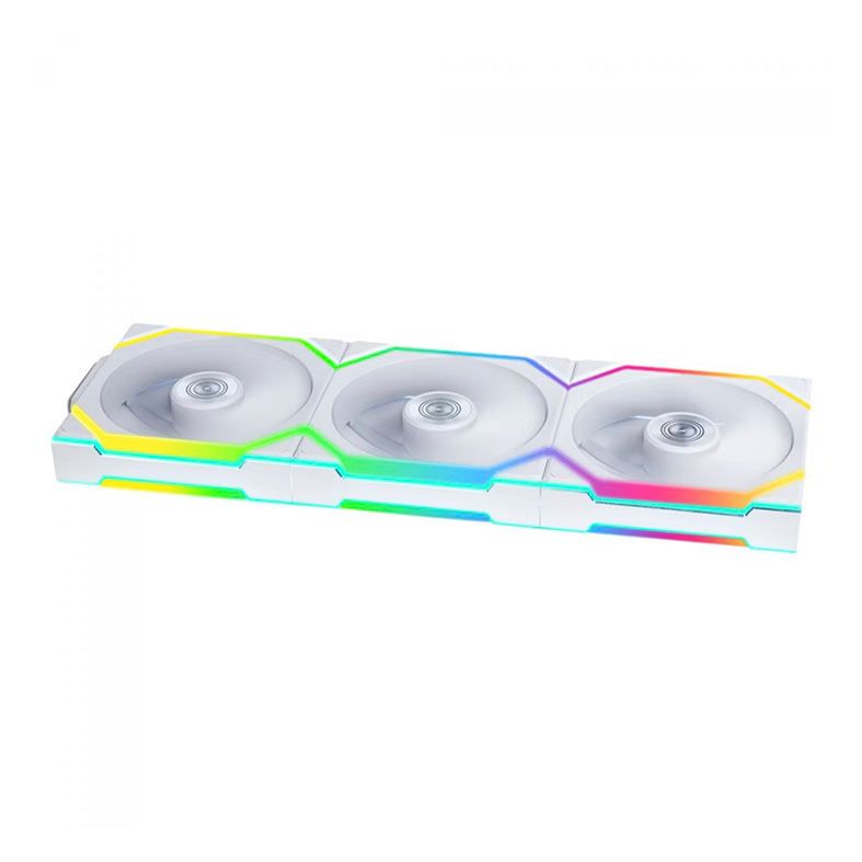 Kit Ventoinhas Lian Li Uni Fan SL Wireless, ARGB, 3x120mm, Branco, 12SL1W3W