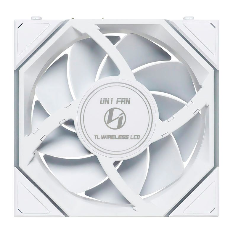 Kit Ventoinhas Lian Li Uni Fan TL Wireless LCD, ARGB, 3x120mm, Branco, 12TLLCD1W3W