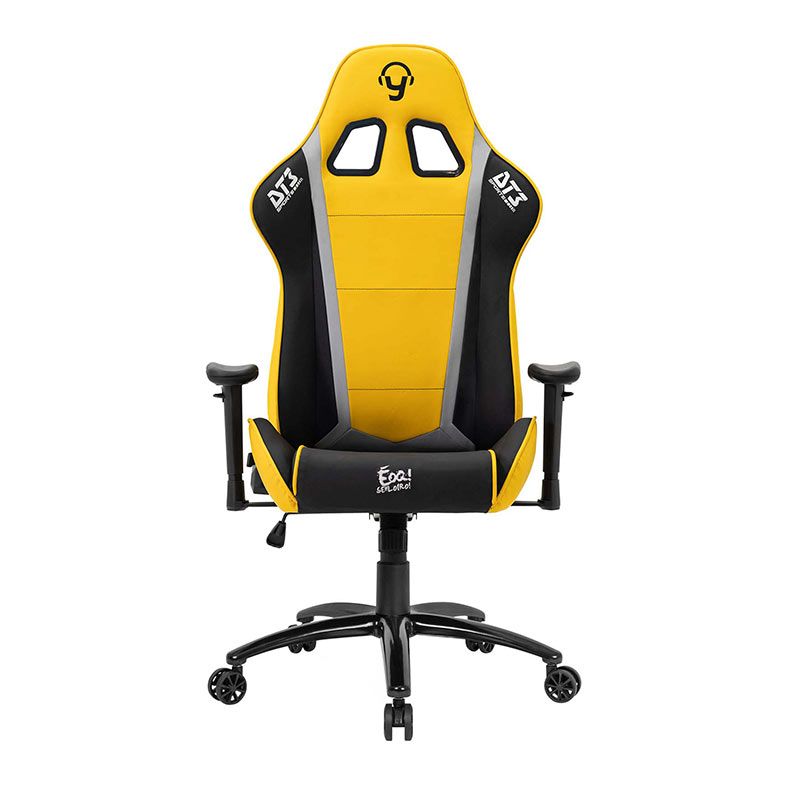 Cadeira Gamer DT3 Elise Yoda SehLoiro, Preta e Amarela, 13110-6