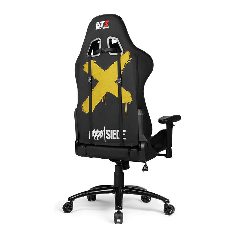 Cadeira Gamer DT3 Elise Rainbow Six V2, Preta, 13431-2