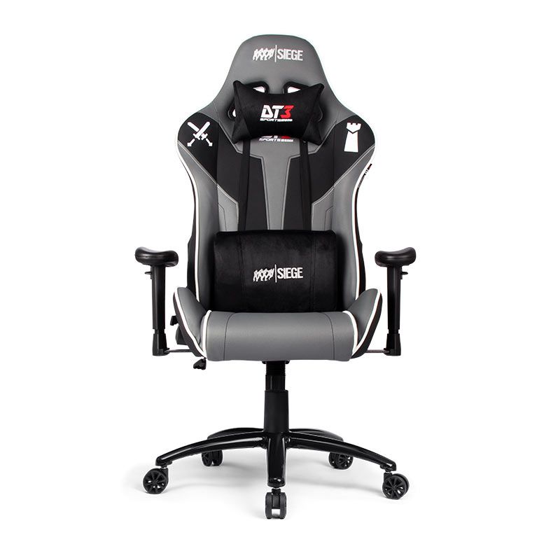 Cadeira Gamer DT3 Elise Rainbow Six V2, Cinza, 13432-3