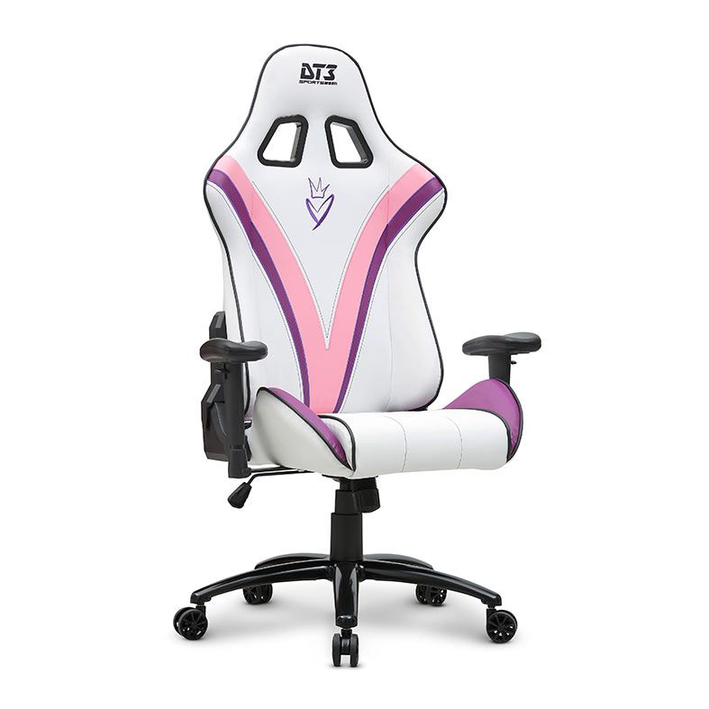 Cadeira Gamer DT3 Girl Power V2, Branco e Rosa, 13434-5