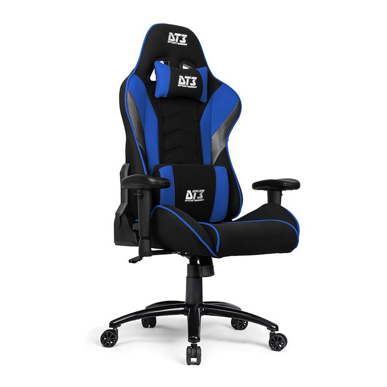 Cadeira Gamer DT3 Elise Fabric V2, Preto e Azul, 13444-6