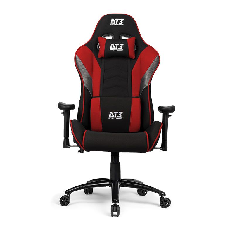 Cadeira Gamer DT3 Elise Fabric V2, Preto e Vermelho, 13446-8