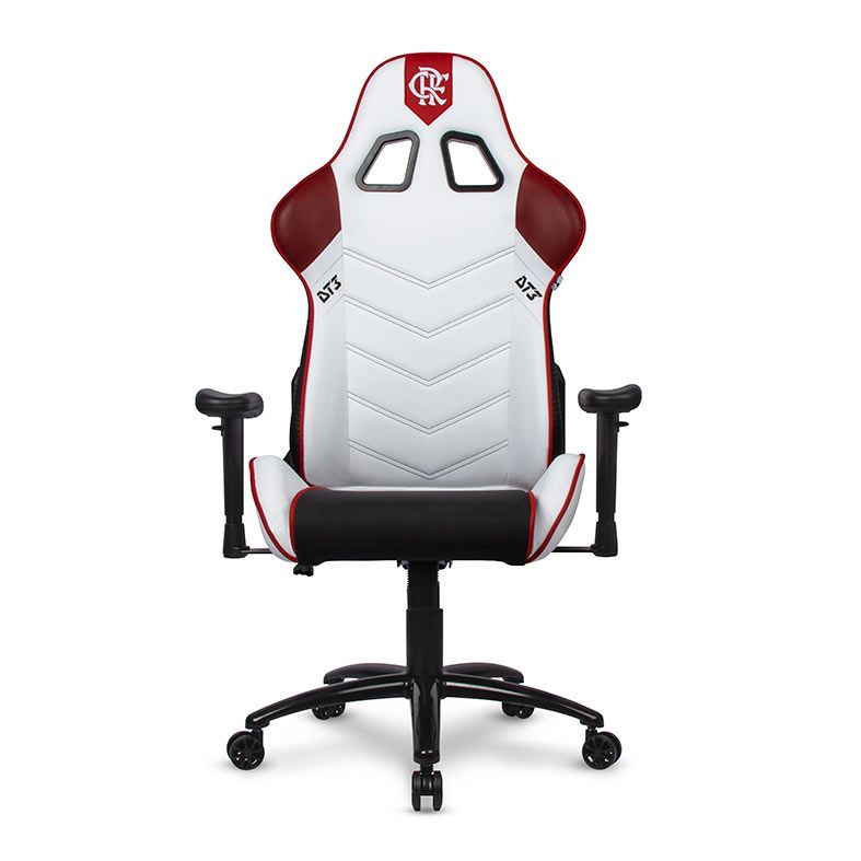 Cadeira Gamer DT3 Elise Flamengo, Branca e Vermelha, 13510-0