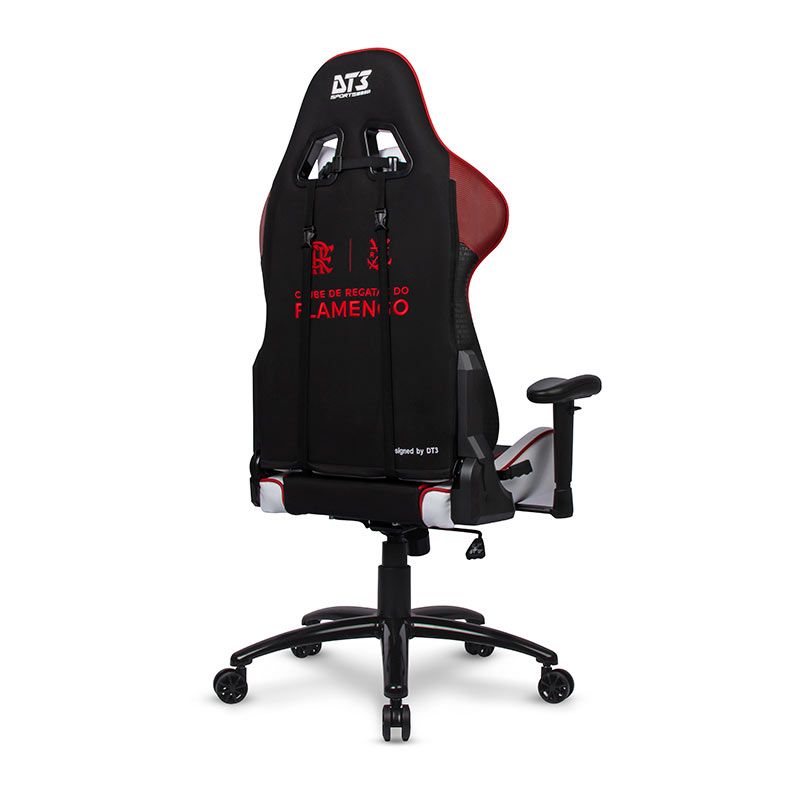 Cadeira Gamer DT3 Elise Flamengo, Branca e Vermelha, 13510-0