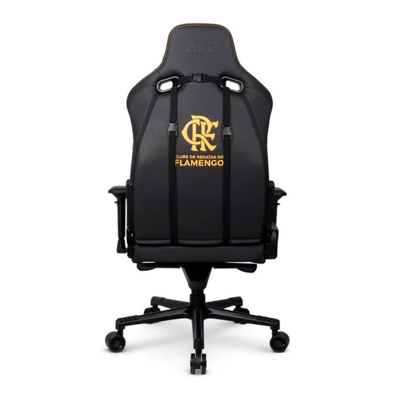 Cadeira Gamer DT3 Rhino Flamengo Gold, Preto e Dourado, 13512-2
