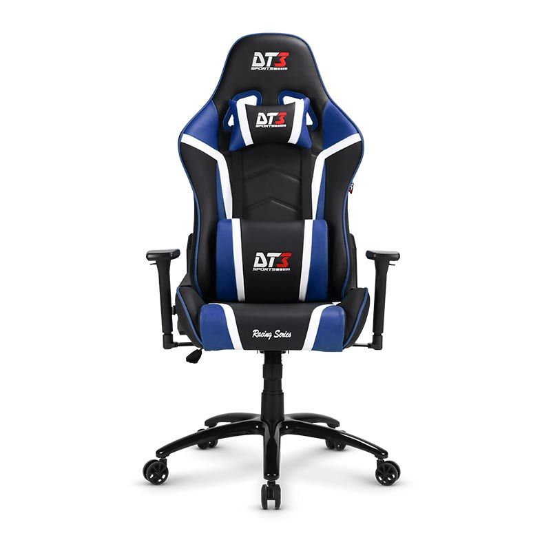 Cadeira Gamer DT3 Modena V2, Preta e Azul, 13785-4