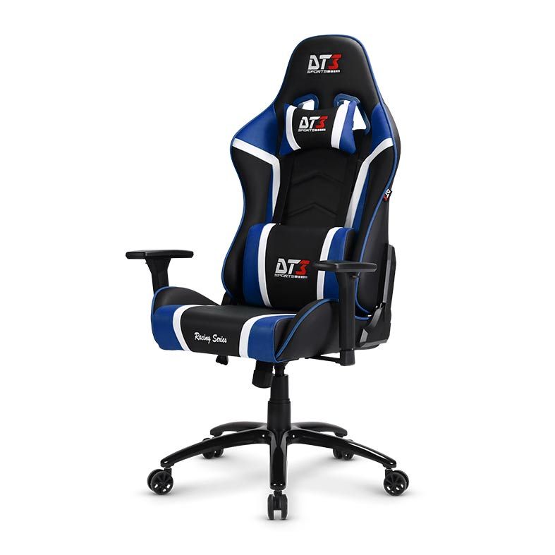 Cadeira Gamer DT3 Modena V2, Preta e Azul, 13785-4