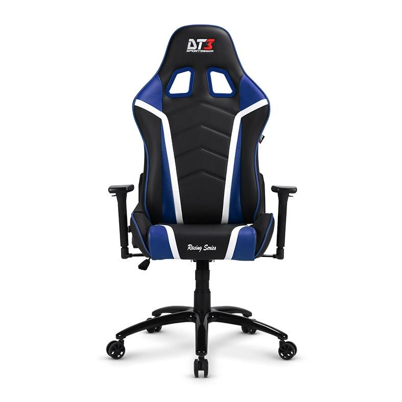 Cadeira Gamer DT3 Modena V2, Preta e Azul, 13785-4