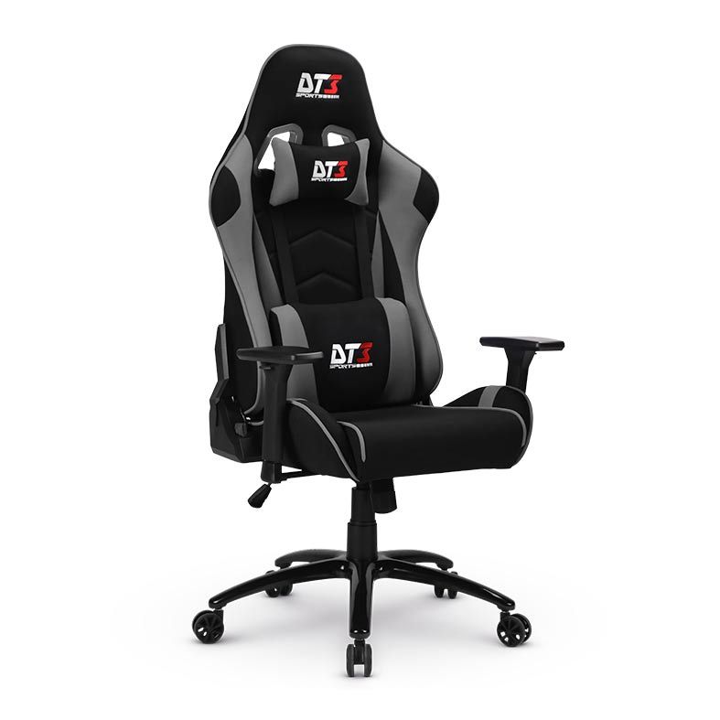 Cadeira Gamer DT3 Mizano Fabric V2, Preta e Cinza, 13799-9