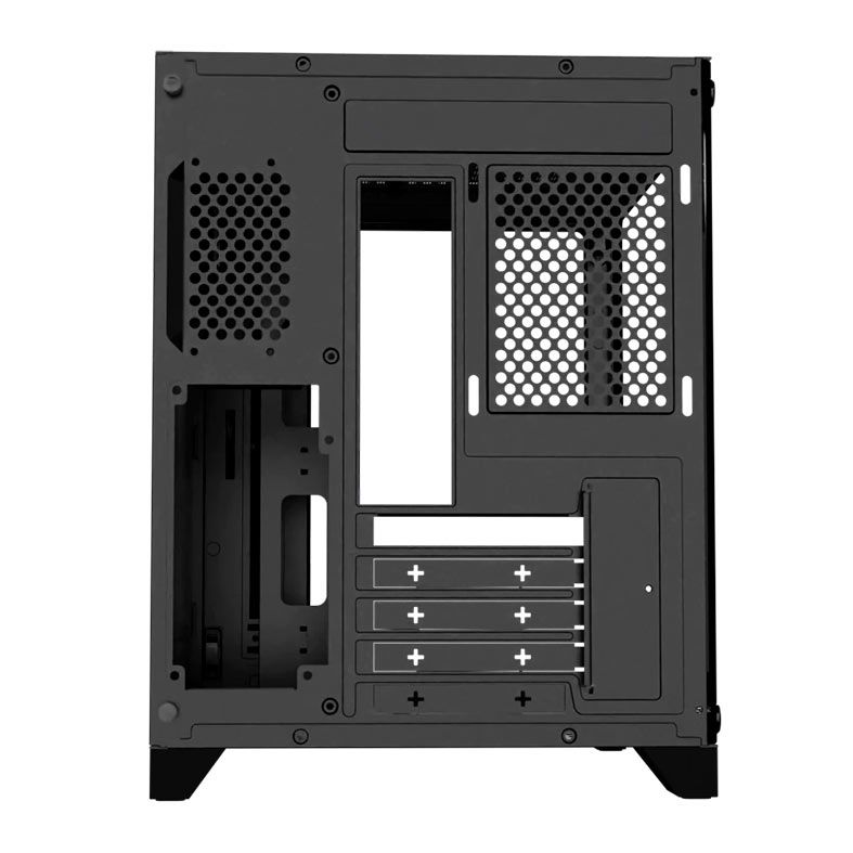 Gabinete DT3 Hyper, Lateral e Frontal de Vidro, Preto, 13872-1