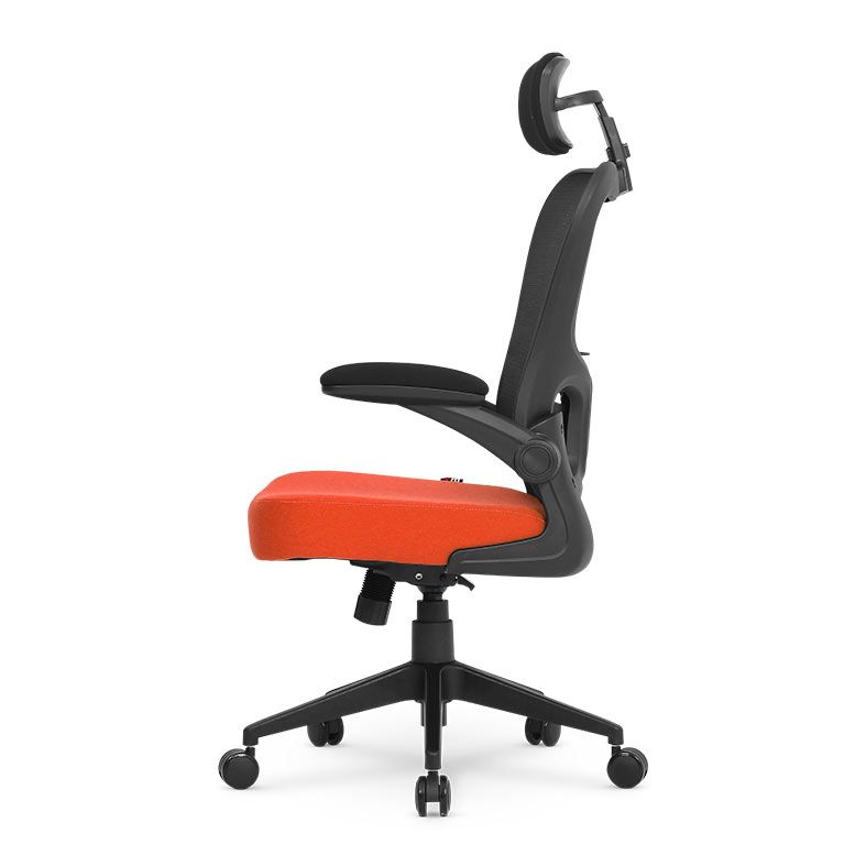 Cadeira Office DT3 Vita Headrest, Preto e Laranja, 14232-2