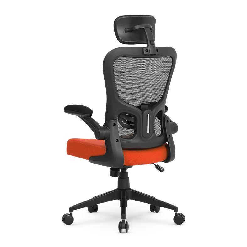Cadeira Office DT3 Vita Headrest, Preto e Laranja, 14232-2