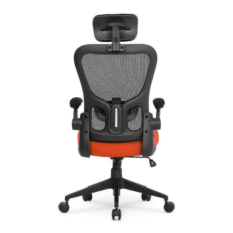Cadeira Office DT3 Vita Headrest, Preto e Laranja, 14232-2