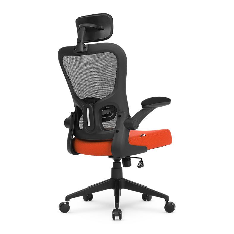 Cadeira Office DT3 Vita Headrest, Preto e Laranja, 14232-2