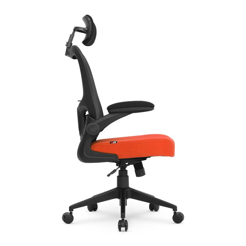 Cadeira Office DT3 Vita Headrest, Preto e Laranja, 14232-2