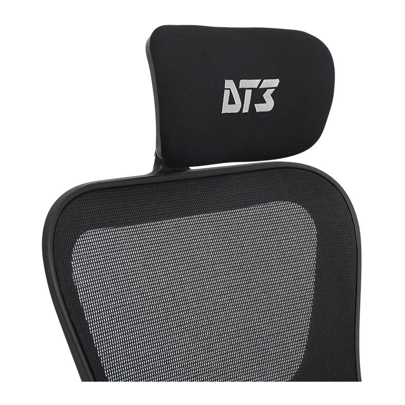 Cadeira Office DT3 Vita Headrest, Preto e Laranja, 14232-2
