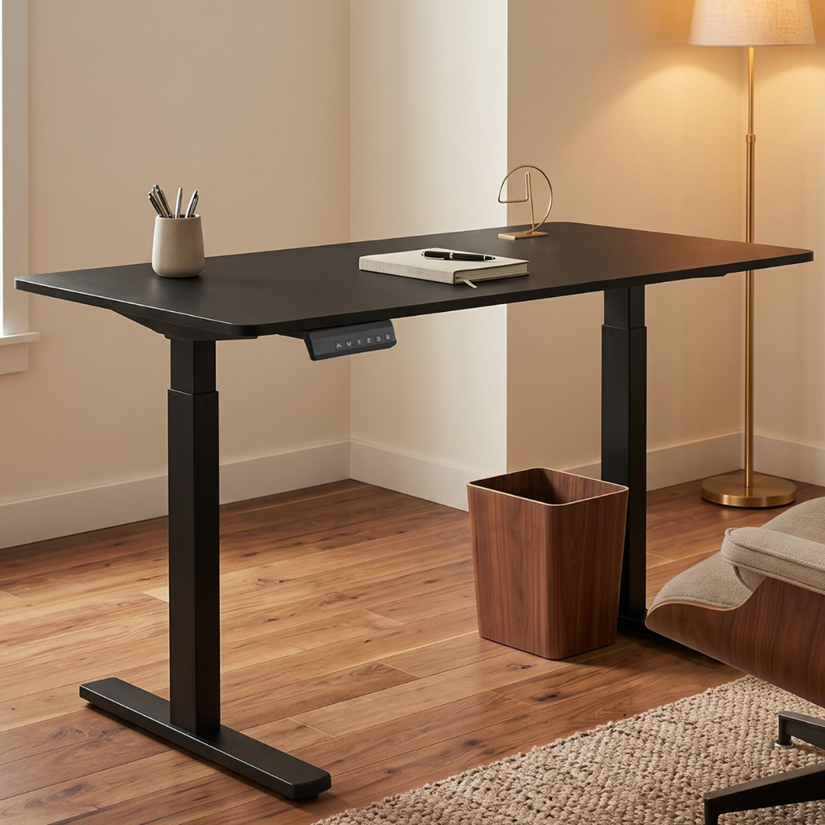 Mesa Pichau Starlift Pro, Com Regulagem de Altura, 120x80cm, Preto