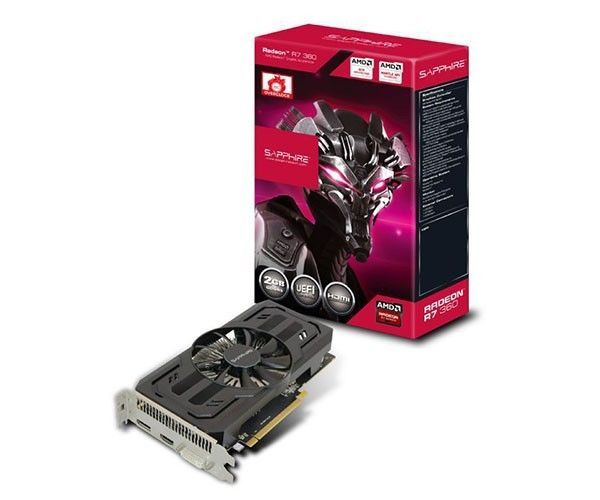 Placa de Video Sapphire Radeon R7 360 2GB GDDR5 128-bit, 11243-00-20G