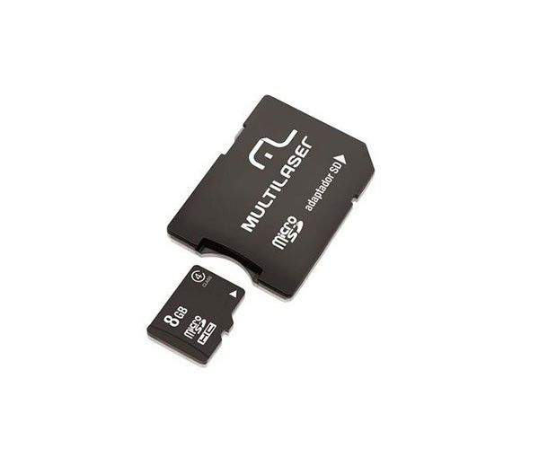 Cartão de memoria Multi 8GB Micro SD + Adaptador, MC004