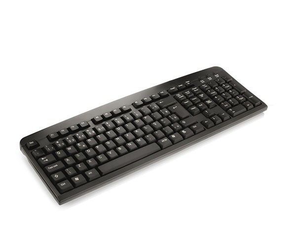 Teclado Multi Basico Slim Preto USB, TC125 - BOX