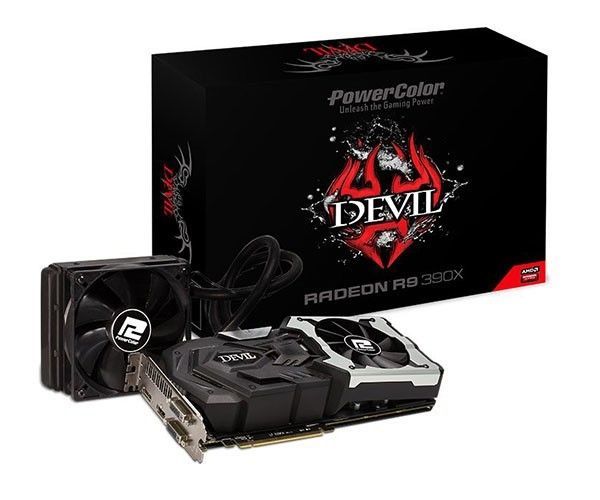 Placa de Video PowerColor Radeon R9 390X 8GB GDDR5 Devil 512-bit, AXR9 390X 8GBD5-ADHE
