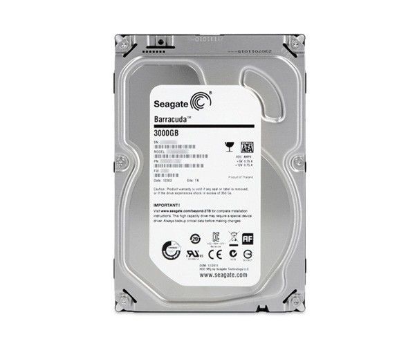 HD Seagate Barracuda 3TB 3.5" Sata III 6GB/s, ST3000DM001