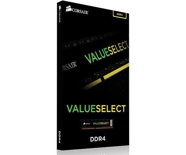 Memoria Corsair Value Select 8GB (1x8) DDR4 2133MHz C15 Preta, CMV8GX4M1A2133C15