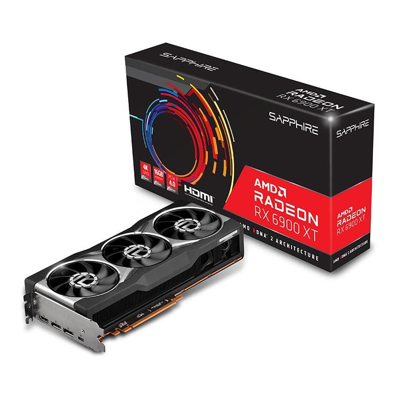 Placa de Video Sapphire Radeon RX 6900 XT 16GB GDDR6 256-bit, 21308-01-20G