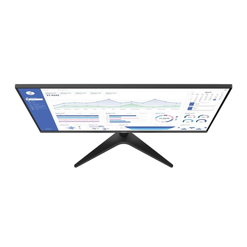 Monitor AOC B1 Series, 23.8, VA, FHD, 6ms, 75Hz, Flicker Free e Low Blue Mode, VGA/HDMI, 24B1XHM